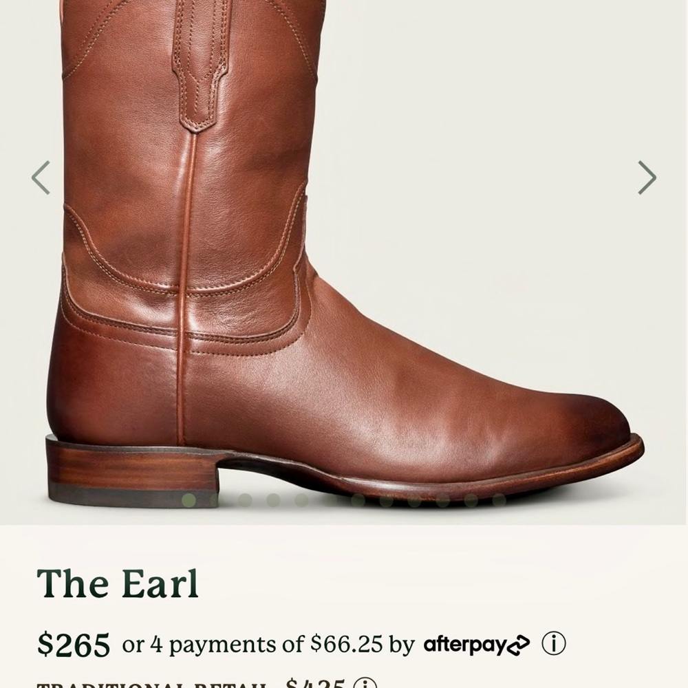 Tecovas The Earl Men’s 11D Boots Bourbon Calf